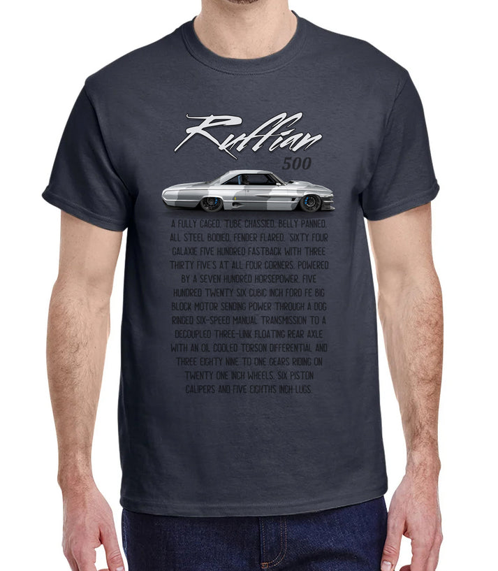 Galaxie 500 Stat Sheet T-Shirt – Ruffian Cars