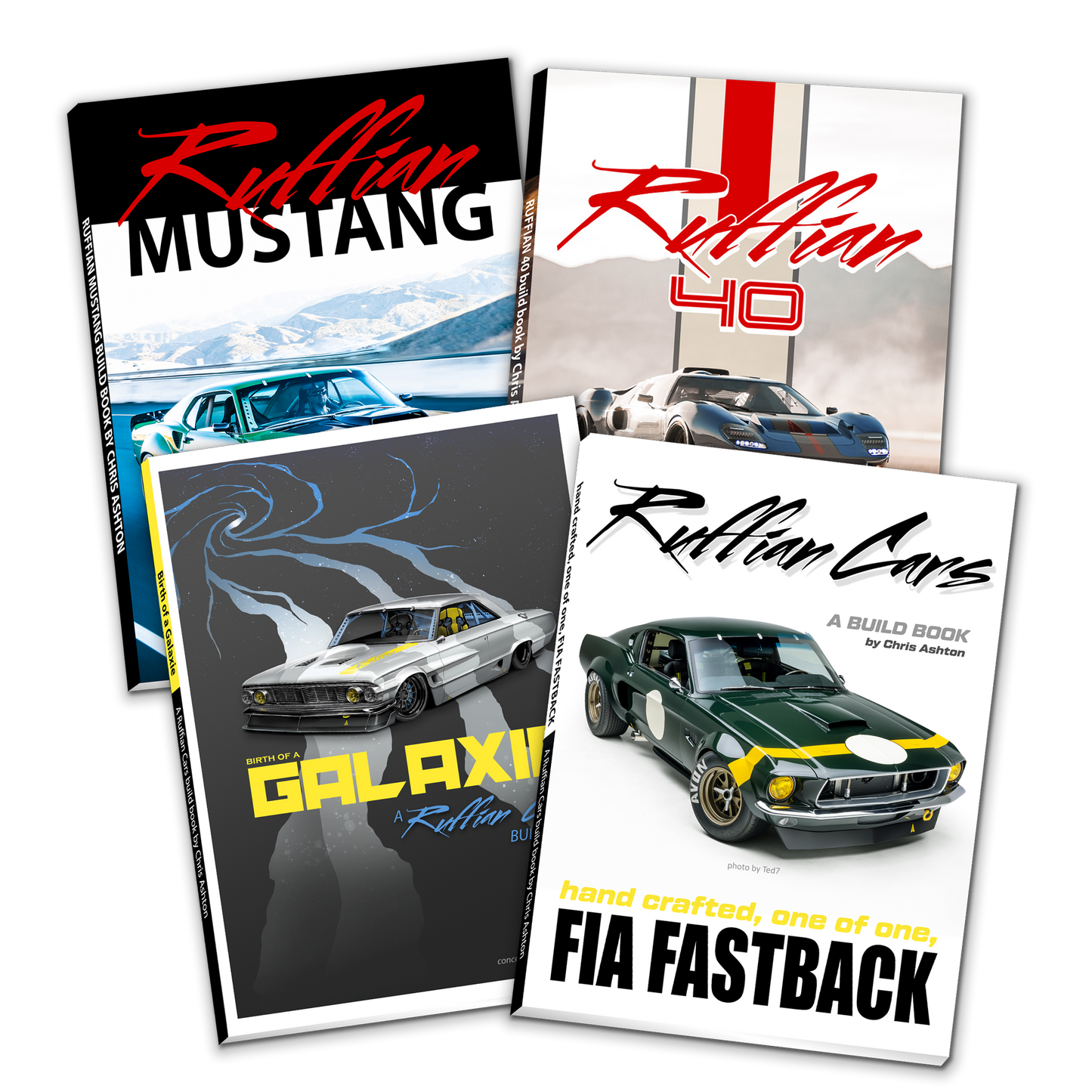 Ruffian Cars Build Book Bundle #1 (Softcovers + PDFs)