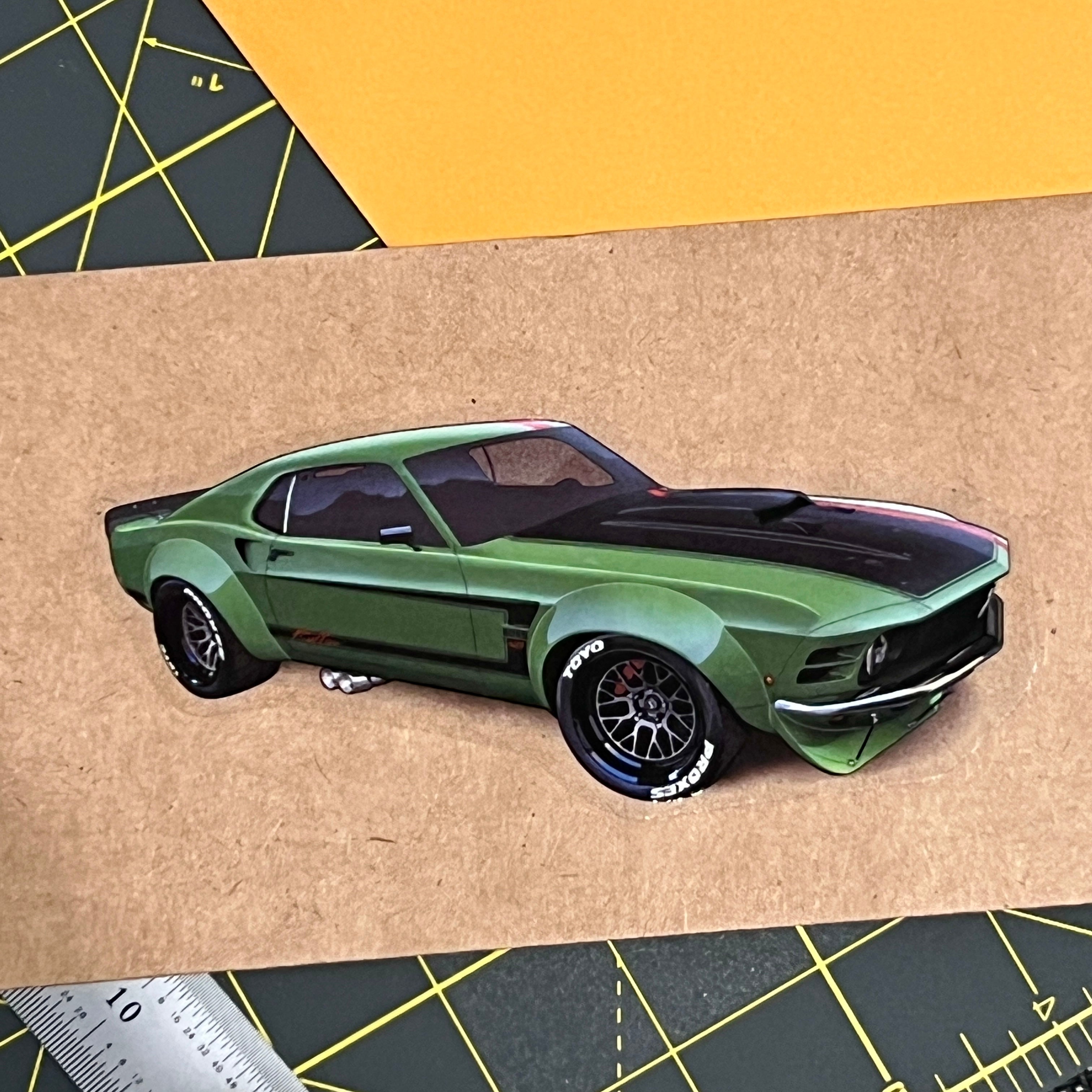 OG Mustang Clear Vinyl Sticker – Ruffian Cars