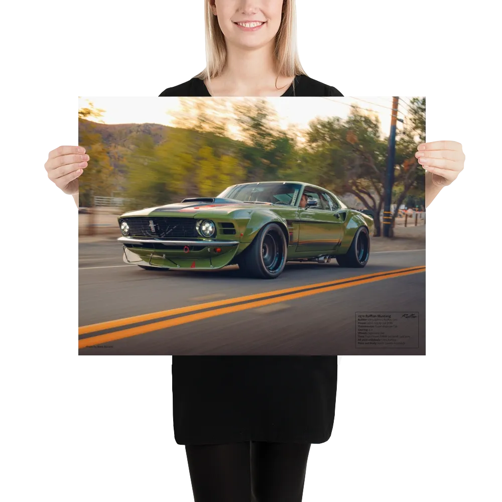 Ruffian Mustang Poster