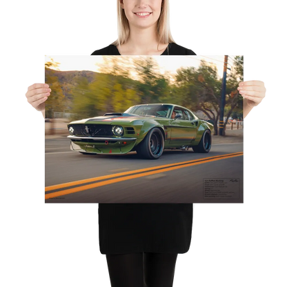Ruffian OG Mustang Poster