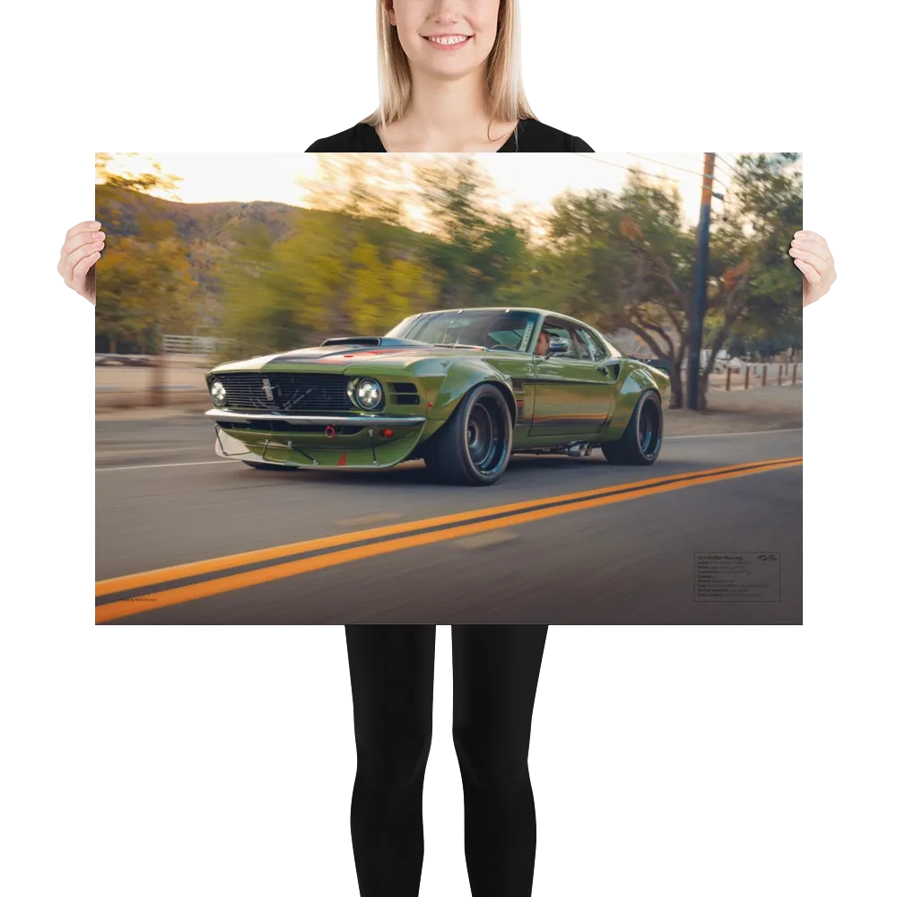Ruffian Mustang Poster