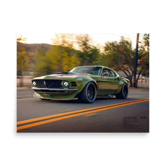 Ruffian OG Mustang Poster