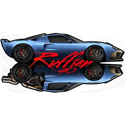 Ruffian GT40 Sticker